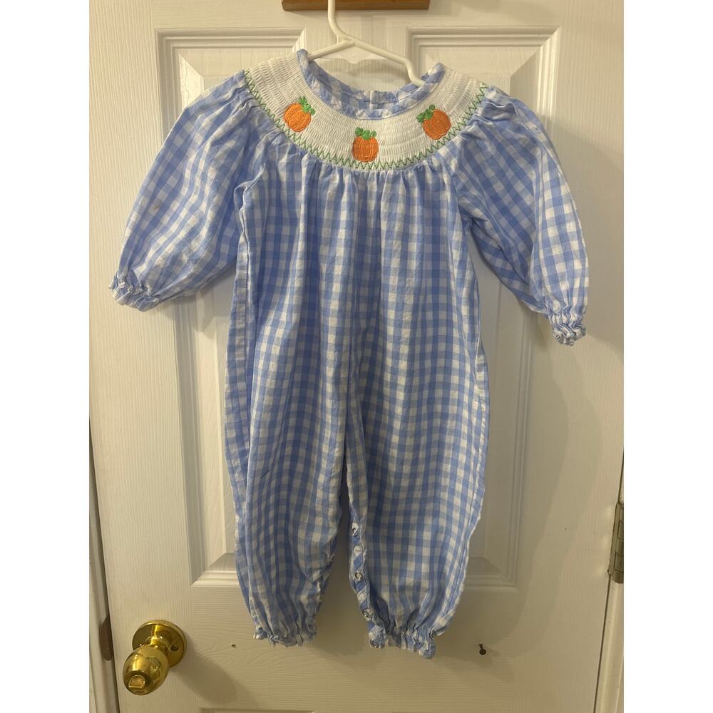 Toddler 18 Months Pumpkin Romper
